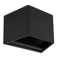 Solarleuchte 36495 - Klar/Schwarz, Design, Kunststoff (15,4/9,6/9,9cm) - Globo