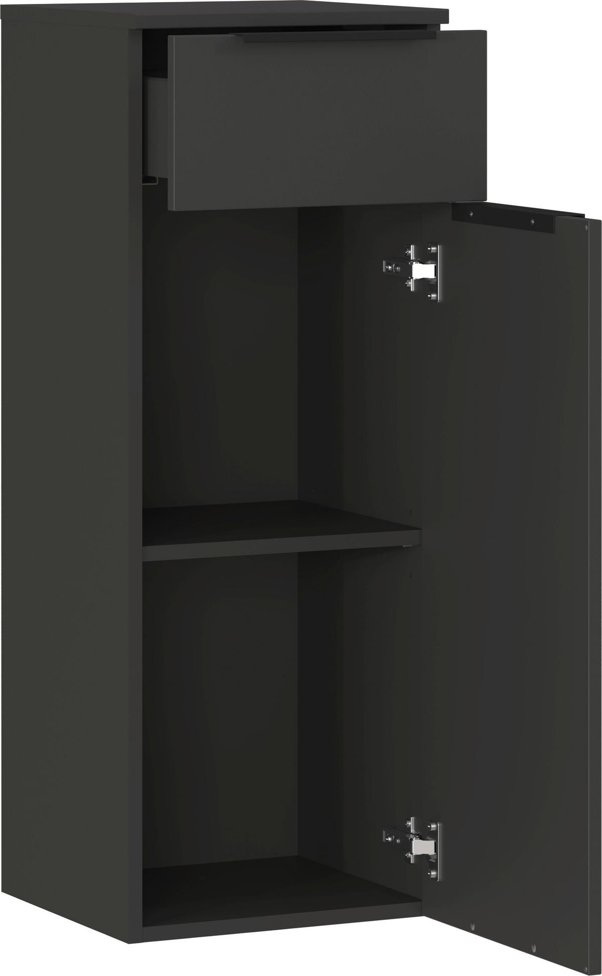 Unterschrank Crandon Graphitfarben, B:36 cm - Graphitfarben, MODERN, Holzwerkstoff (36/93/34cm) - Germania