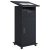 Stehpult Mit Stauraum B: 60 Cm H: 120 Cm Meeta, Schwarz - Schwarz, Basics, Holzwerkstoff (60/50/120cm) - MID.YOU