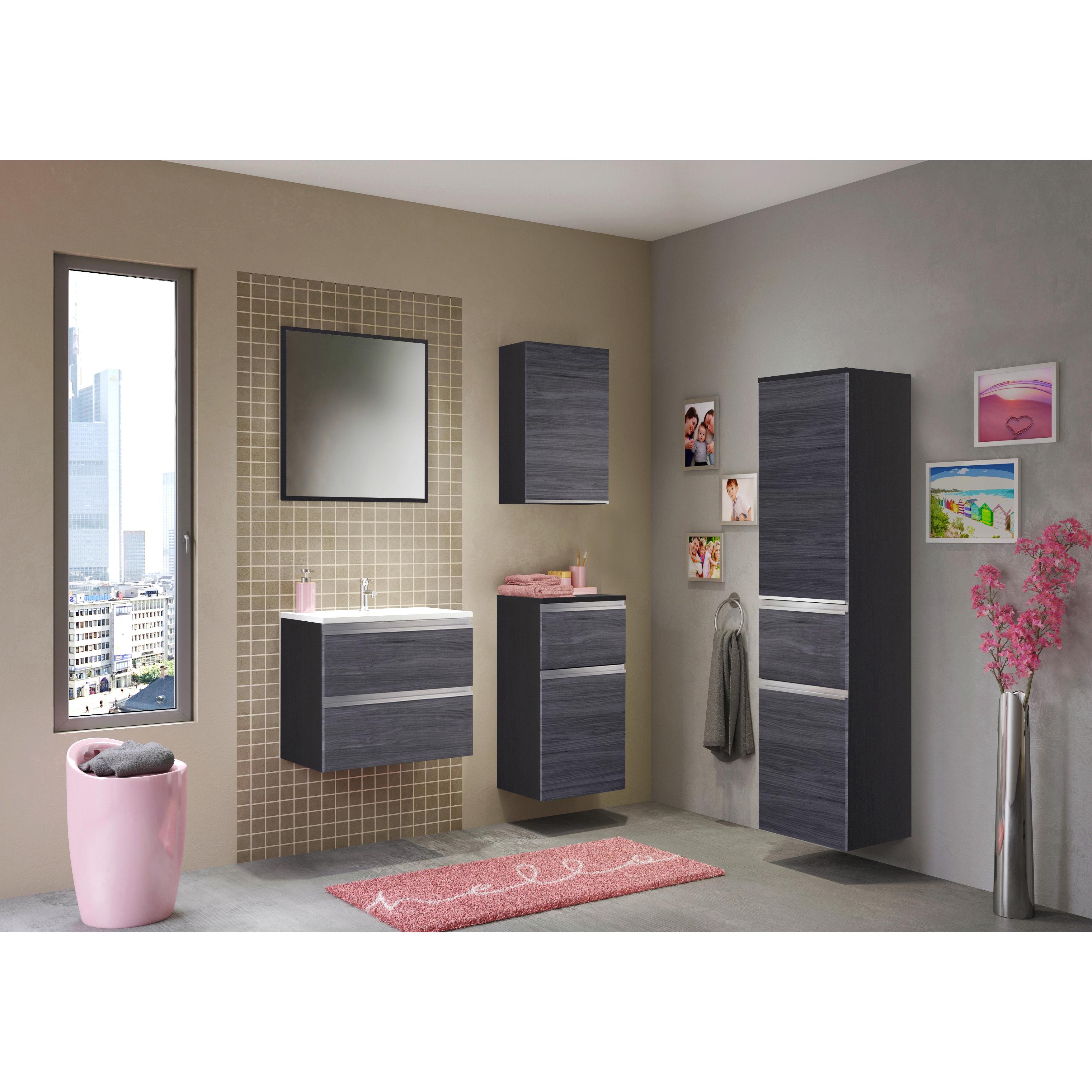 Badezimmerspiegel mit Rand in Graphit entdecken