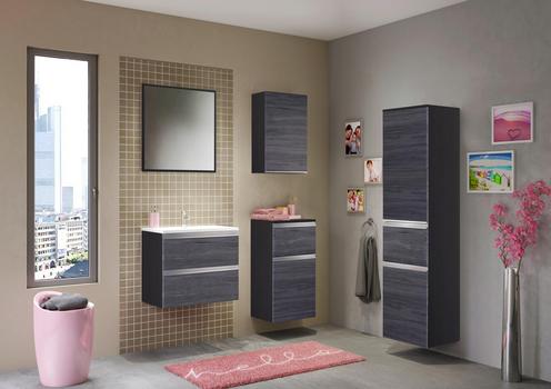 0307009827 - Badezimmerspiegel Arezzo B: 60 cm Eiche Dekor Badezimmerspiegel Arezzo