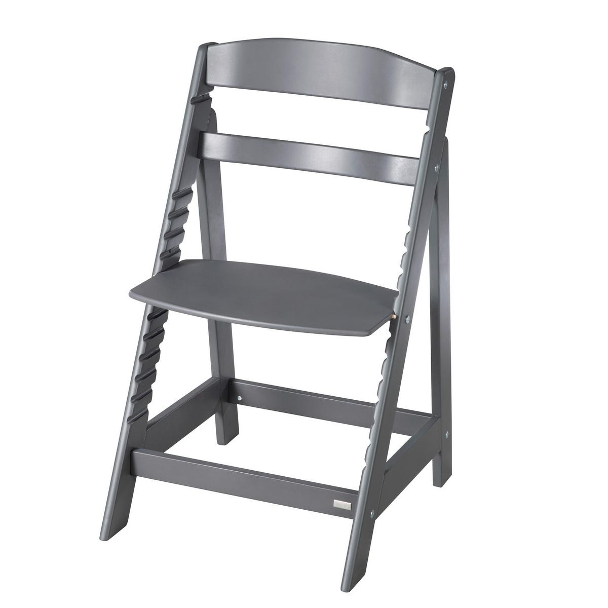 Treppenhochstuhl 'Sit Up Flex' anthrazit - Anthrazit, MODERN, Holzwerkstoff (44,5/80/54cm) - Roba