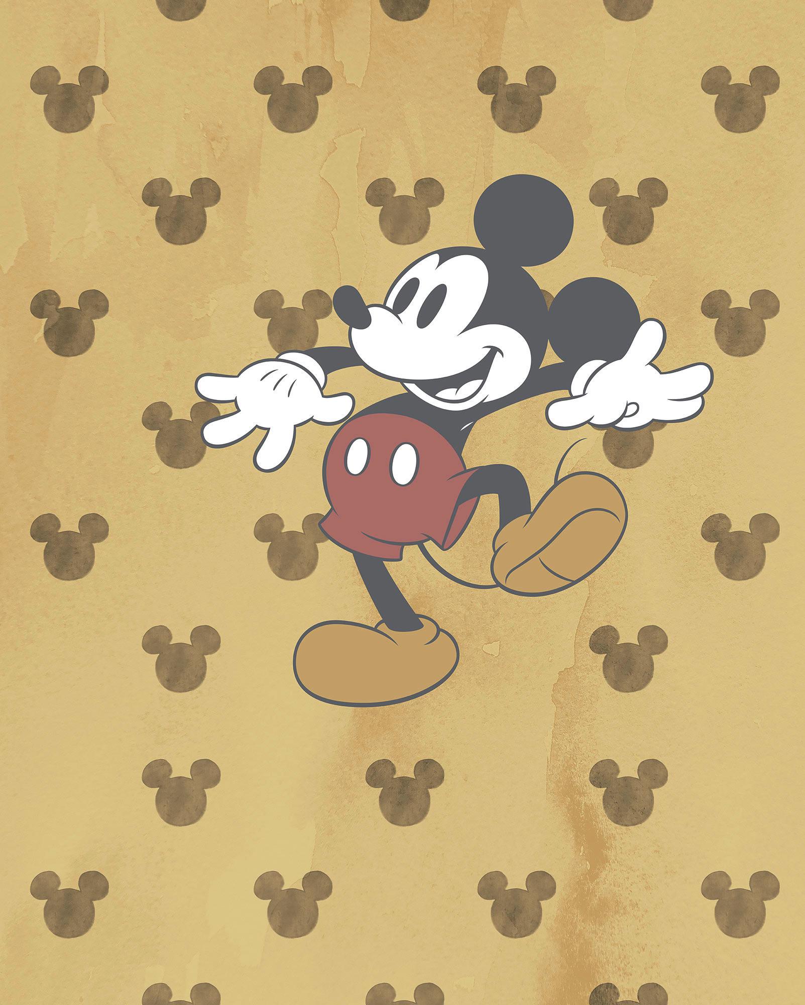 Vliestapete Mickey Tap Dance - Multicolor, Basics (200/250cm) - Komar