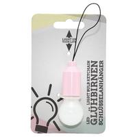 Schlüsselanhänger Mini Glühbirne mit Licht Kunststoff - Kupferfarben, Basics, Kunststoff (2/11cm)