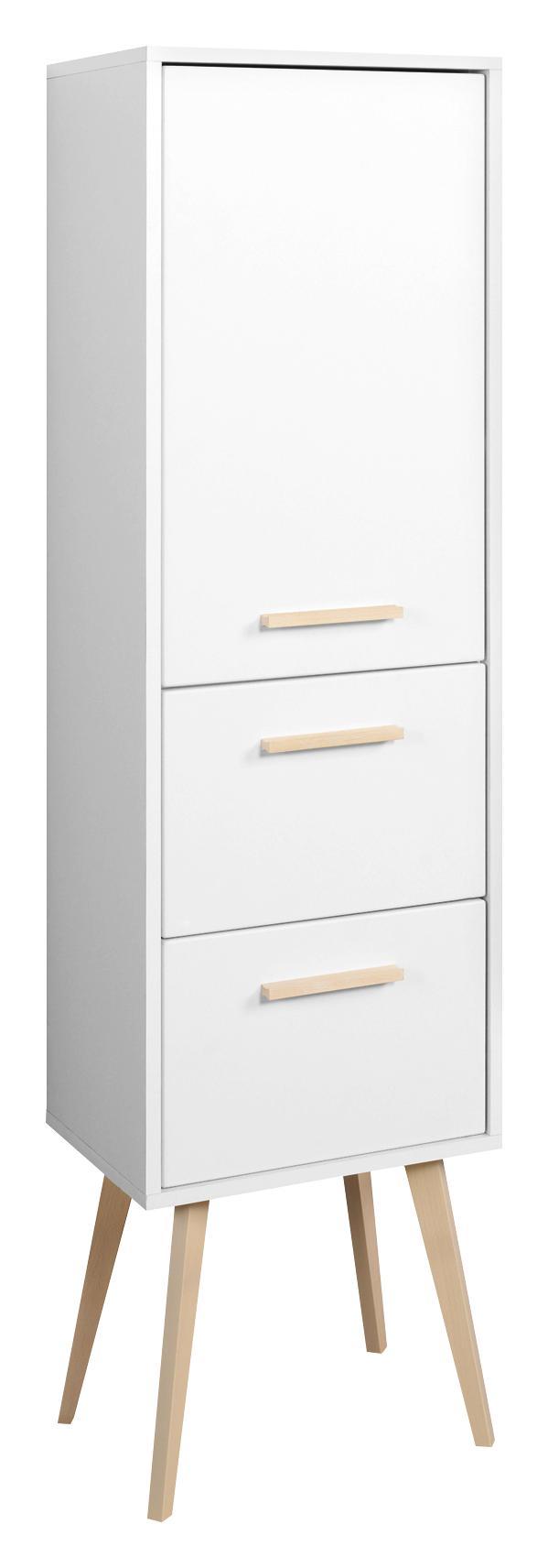 Midischrank Oslo B:40cm Weiß - Weiß, Basics, Holzwerkstoff (40/149/35cm)