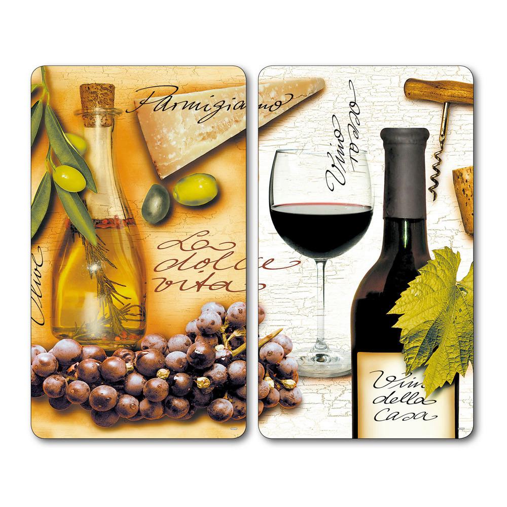 Herdabdeckplatte Multicolor L: 52 Cm - Multicolor, Basics, Glas (52/30/0.8cm) - Kesper