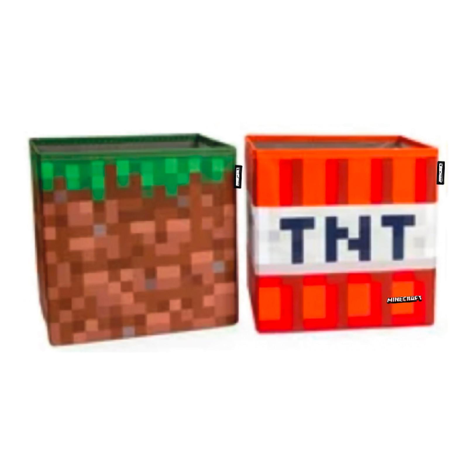 Aufbewahrungsboxen-set Minecraft Tnt - Multicolor, Textil (27/27/27cm)