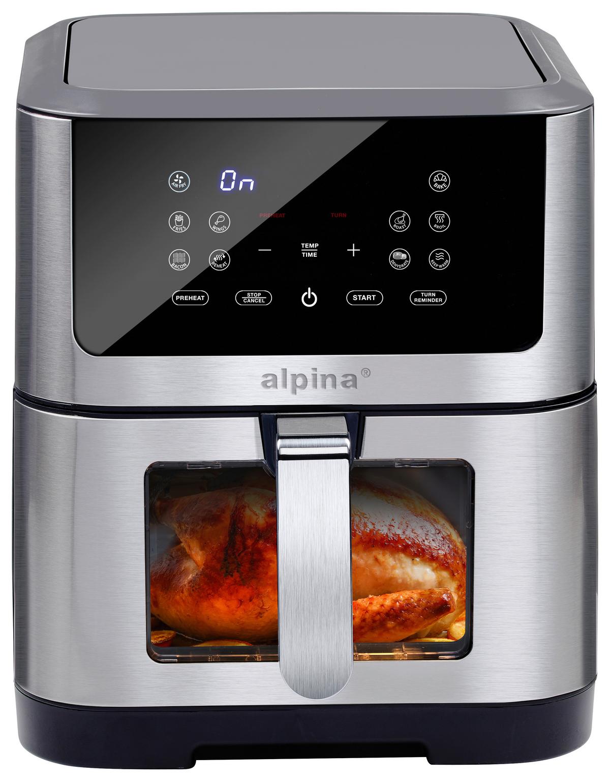 Heißluftfritteuse 24542 - Silberfarben/Schwarz, Basics, Kunststoff/Metall (38/29,5/36,5cm)