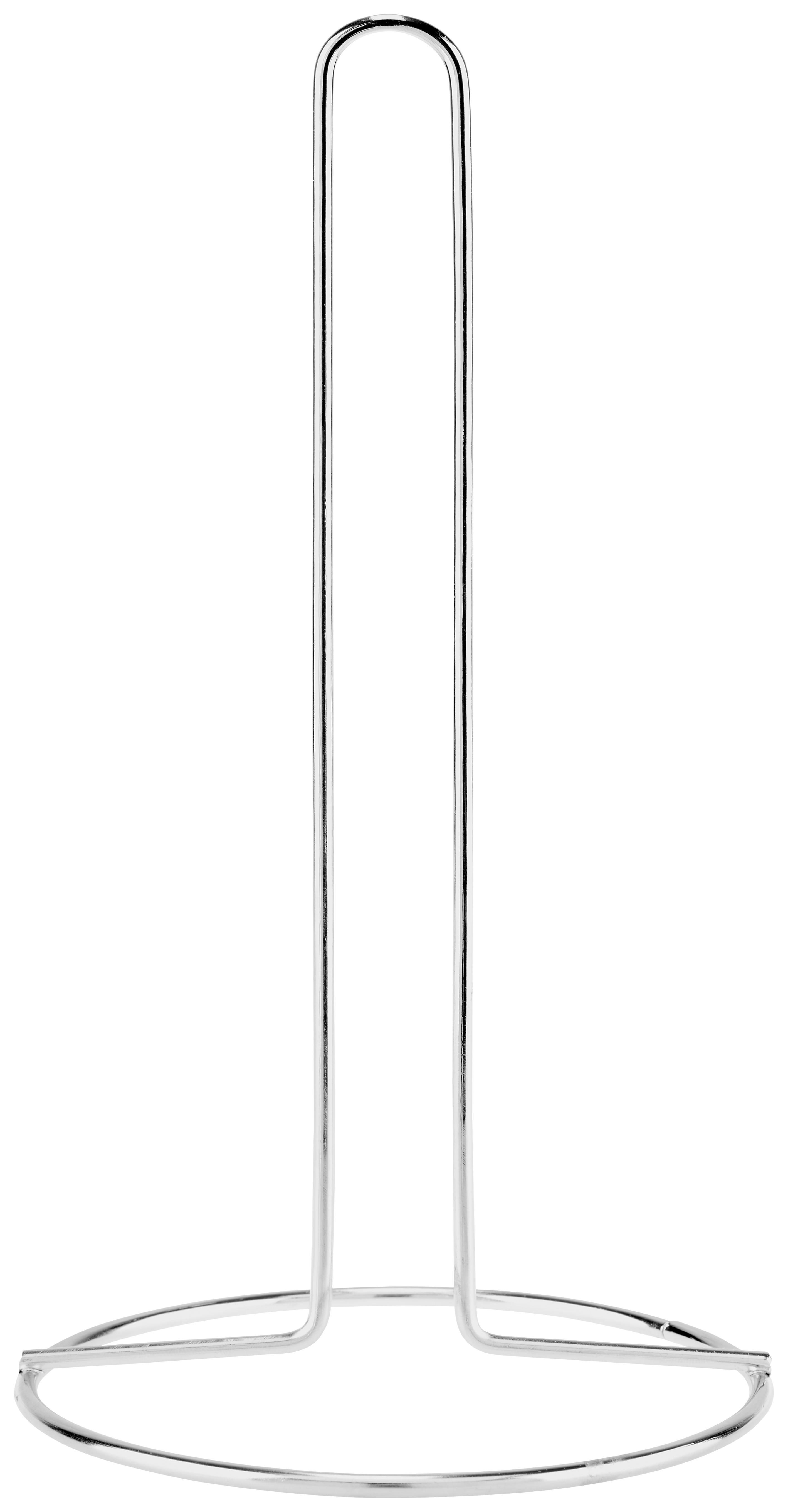 Küchenrollenhalter in Silberfarben von LUCA BESSONI