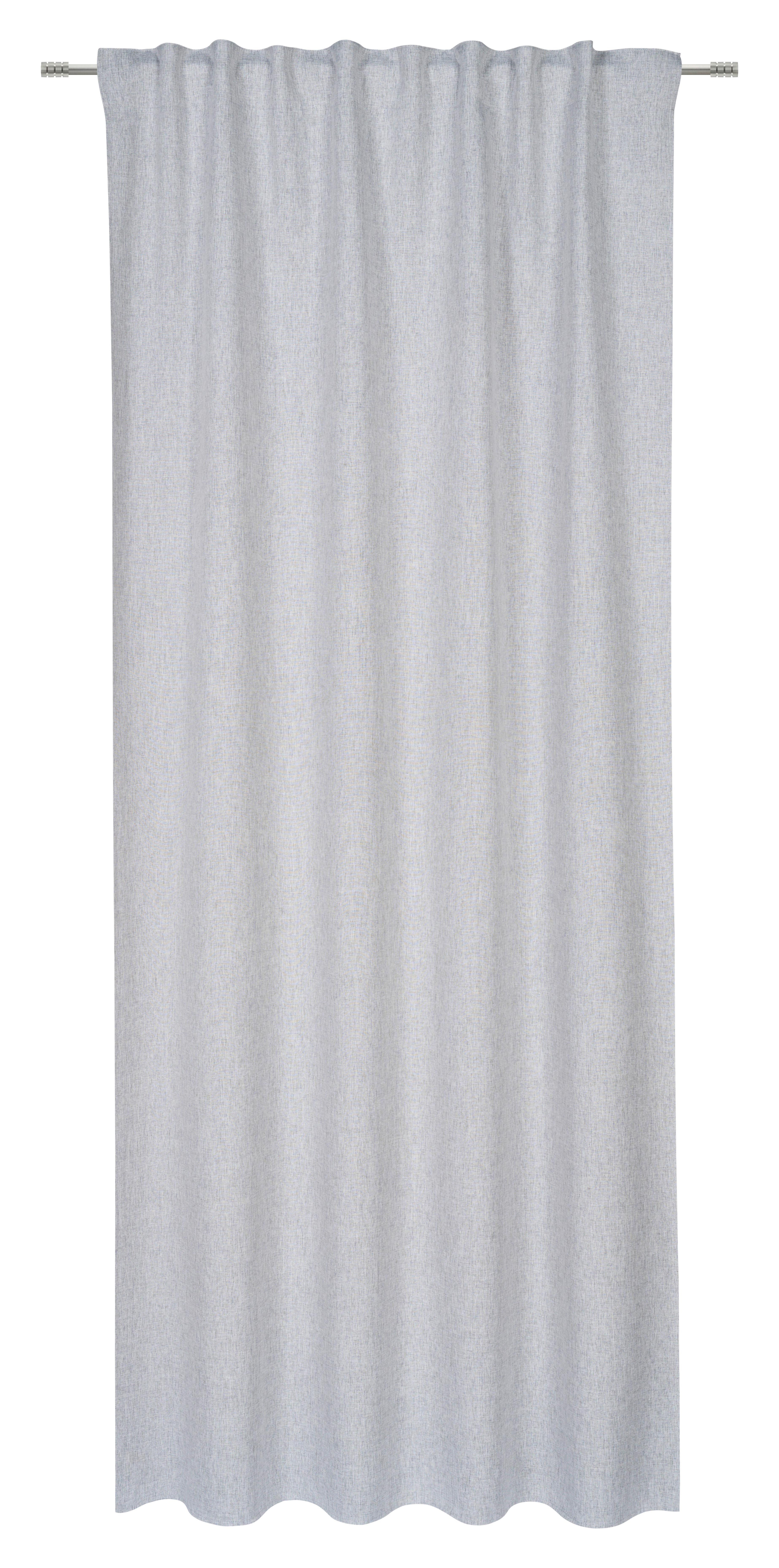 VERDUNKELUNGSVORHANG SUSANNA - Anthrazit, ROMANTIK / LANDHAUS, Textil (140/245cm) - James Wood