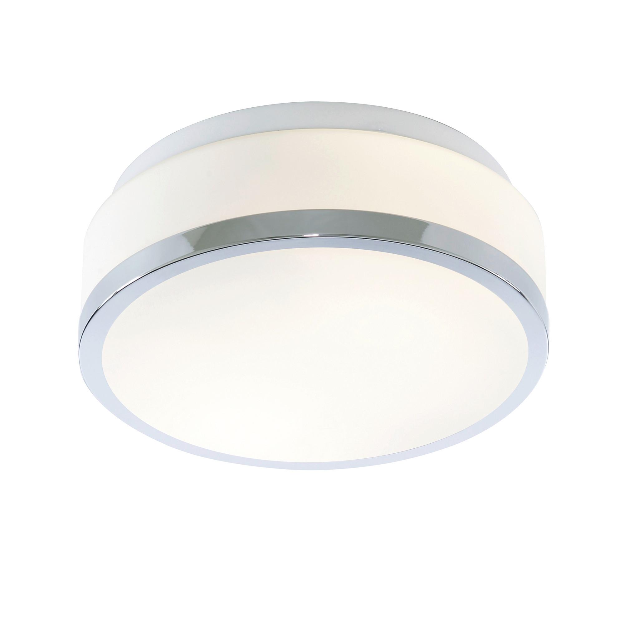 Deckenleuchte Cheese 2lt 7039-23cc - Chromfarben/Weiß, Basics, Glas/Metall (23/10cm)