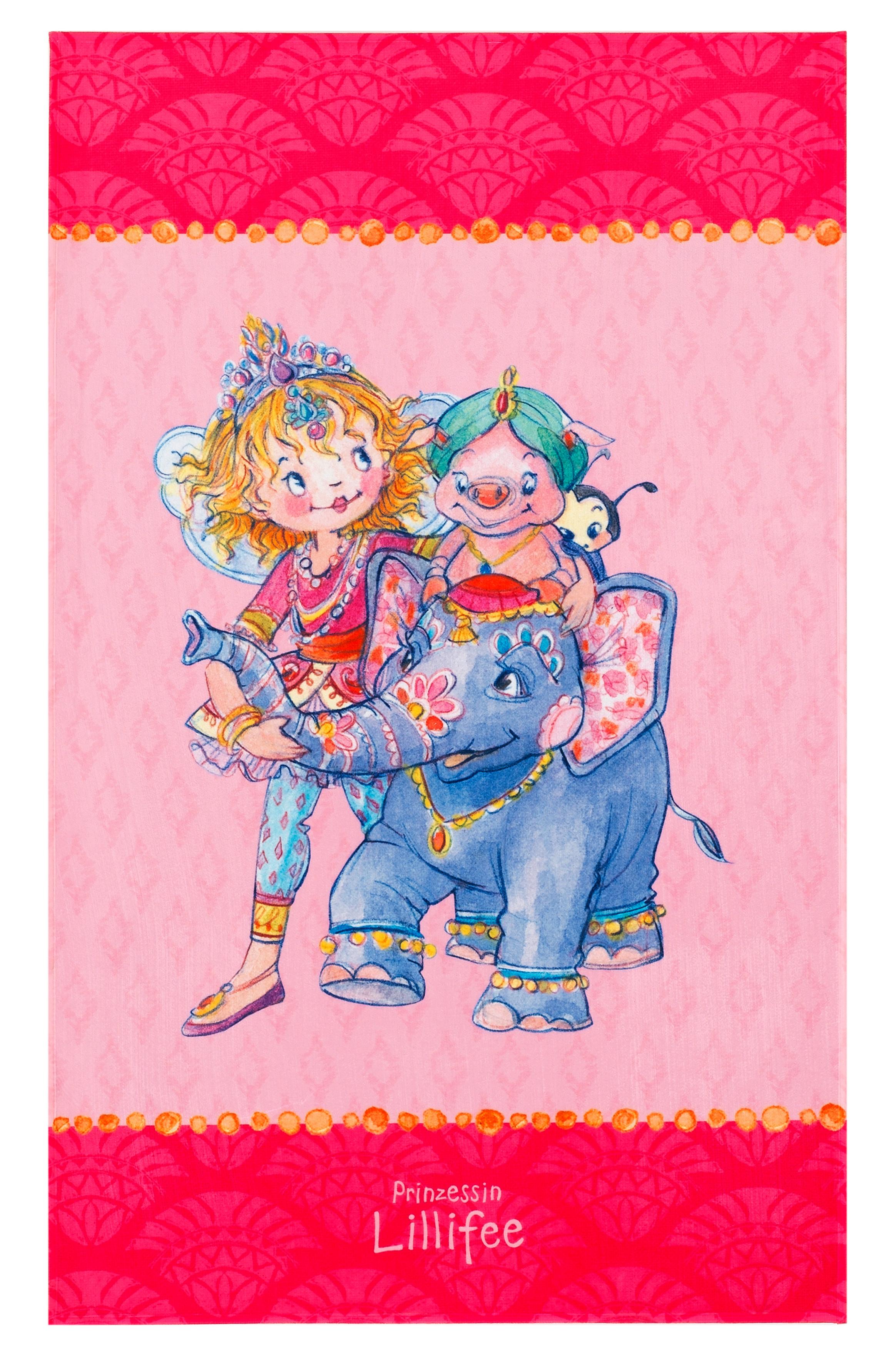 Kinderteppich Prinzessin Lillifee Rosa 140x200 cm
