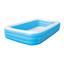 Kinderschwimmbecken Family Deluxe 305x183x56cm 54009 - Blau/Weiß, Kunststoff (305/183/56cm) - Bestway Kinderschwimmbecken Family Deluxe 305x183x56cm 54009 - Blau/Weiß, Kunststoff (305/183/56cm) - Bestway