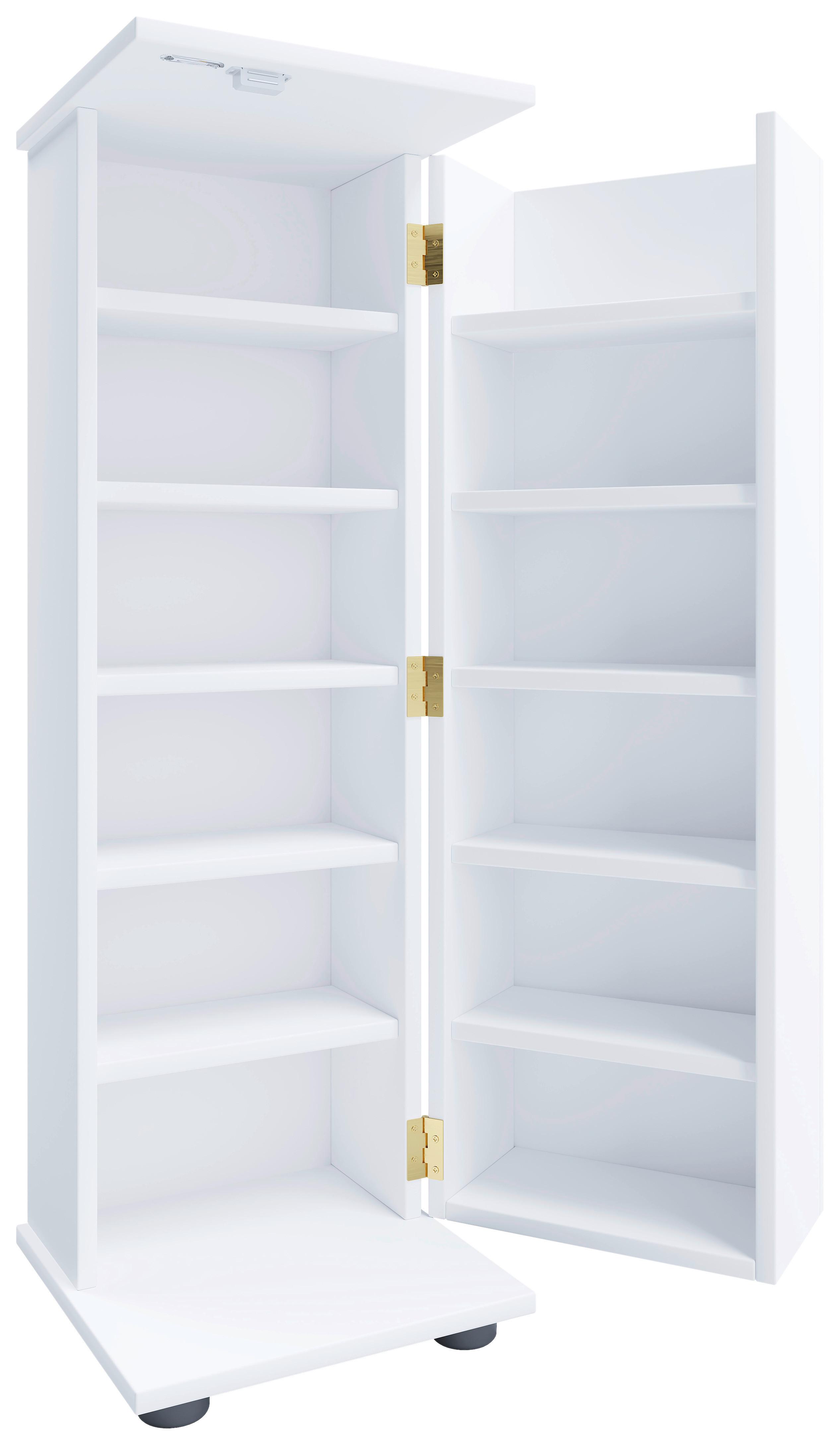 Waschtischkombi 2--Teilig. Waschplatz "bitila 100" - Honigeiche/Weiß, MODERN, Keramik/Holzwerkstoff (100cm) - MID.YOU