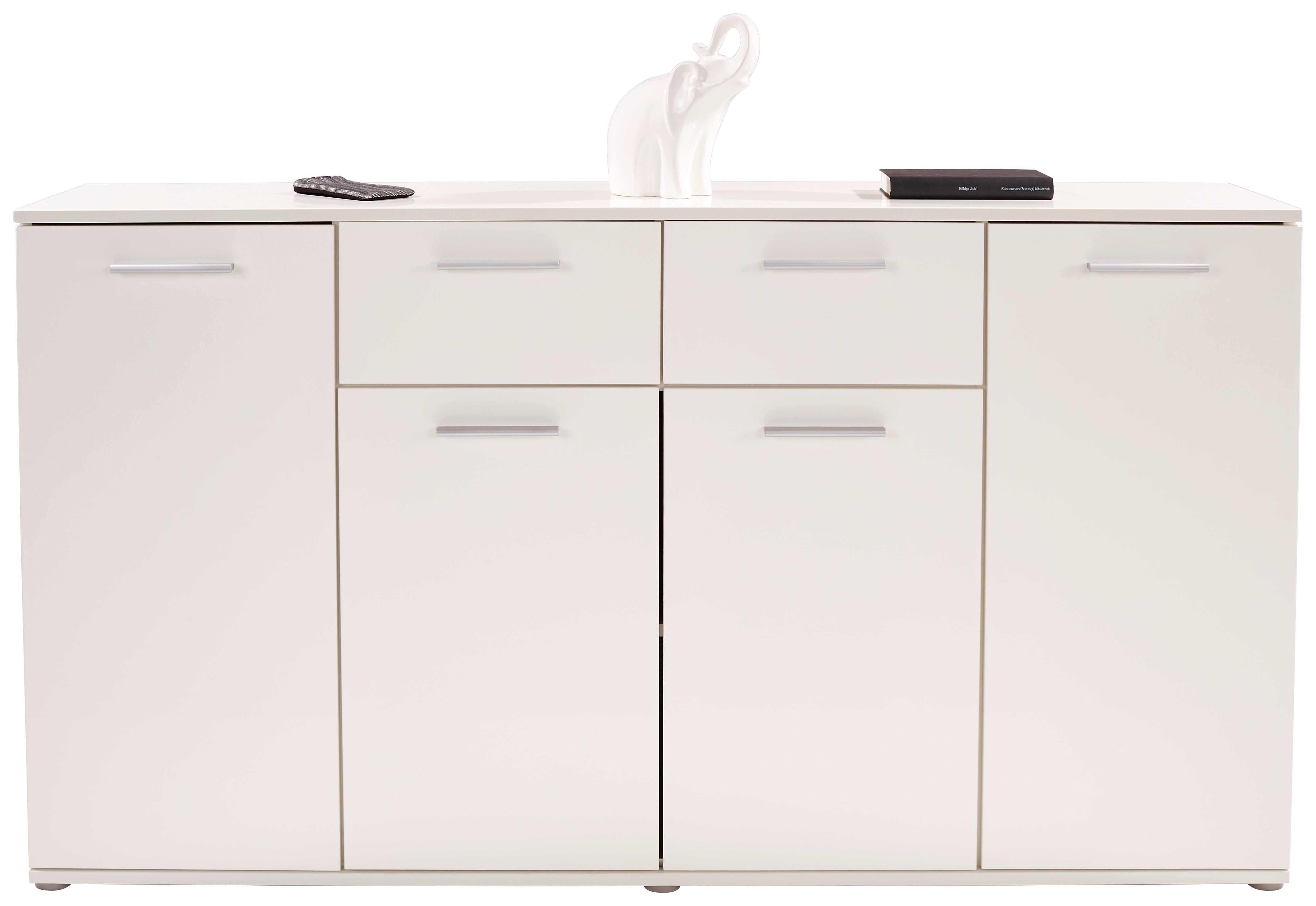 Komód Christian New 160/85 Cm - fehér, Modern, faalapú anyag (160/85/35cm)