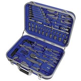 Werkzeugkoffer 03156 1/2' und 1/4', 82-teilig - Blau, MODERN, Kunststoff/Metall (48,5/39,5/15,5cm) - Erba