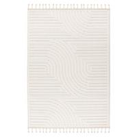 Flachwebteppich Elfenbein, Bxl: Ca. 160x230 Cm - Elfenbein, Basics, Textil (160/230cm) - Kayoom