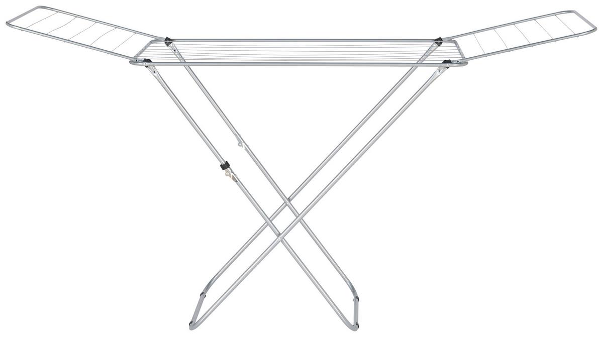 Ruhaszárító Állvány Baster - ezüstszínű, Basics, műanyag/fém (180cm) - Best Price