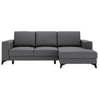 Harvey Grau S: 244x156 cm - Schwarz/Grau, Design, Textil (244/156cm) - Livetastic