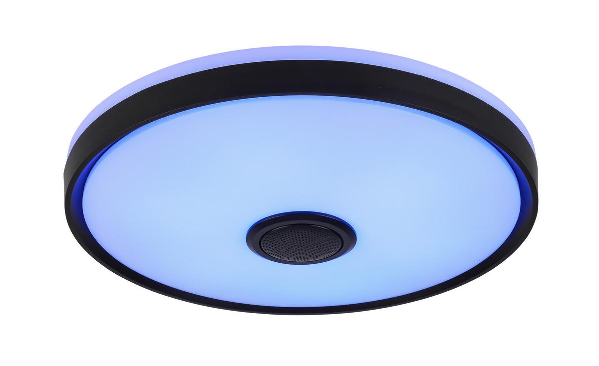 STROPNÉ LED SVIETIDLO MIRSADA -TUYA- - čierna/biela, kov/plast (42/8,5cm) - Premium Living