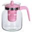 Konvice Na Čaj Tina - modrá/růžová, sklo (1,5l) - Mömax modern living Konvice Na Čaj Tina - modrá/růžová, sklo (1,5l) - Mömax modern living