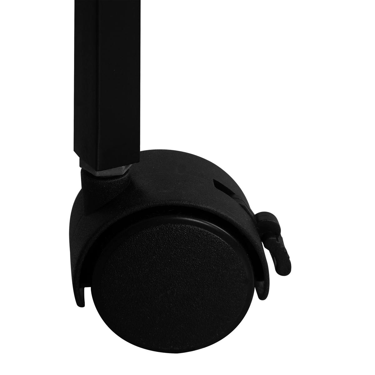 Univerzální vozík černá/přírodní - černá/přírodní barvy, Moderní, kov/plast (47/78/33cm) - Mömax
