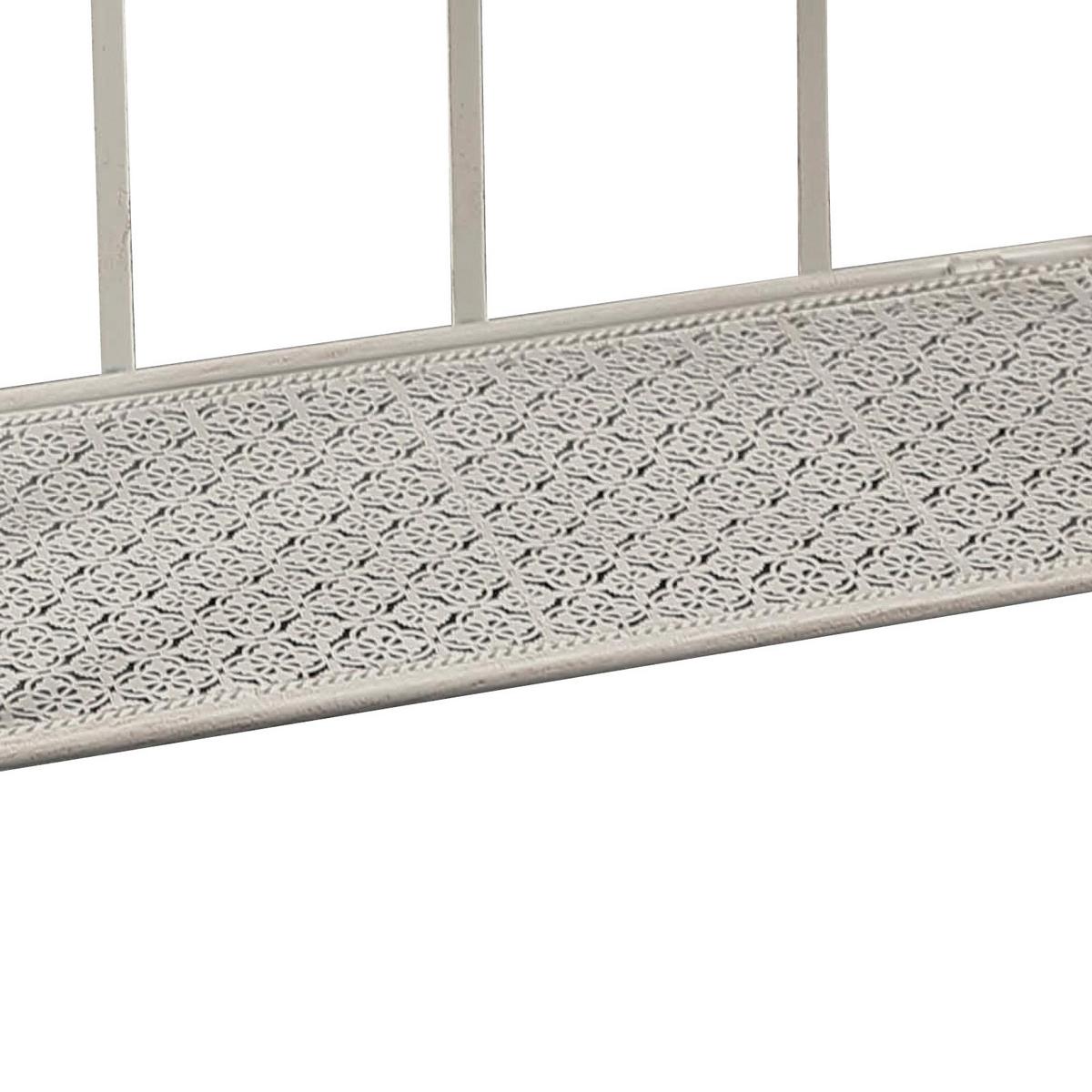 Regal Eisen Nadim 1 B 59cm, Weiß - Weiß, MODERN, Metall (59/116/30cm)