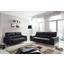 Zweisitzer-Sofa Frisco - Chromfarben/Schwarz, MODERN, Textil (166/92/96cm)