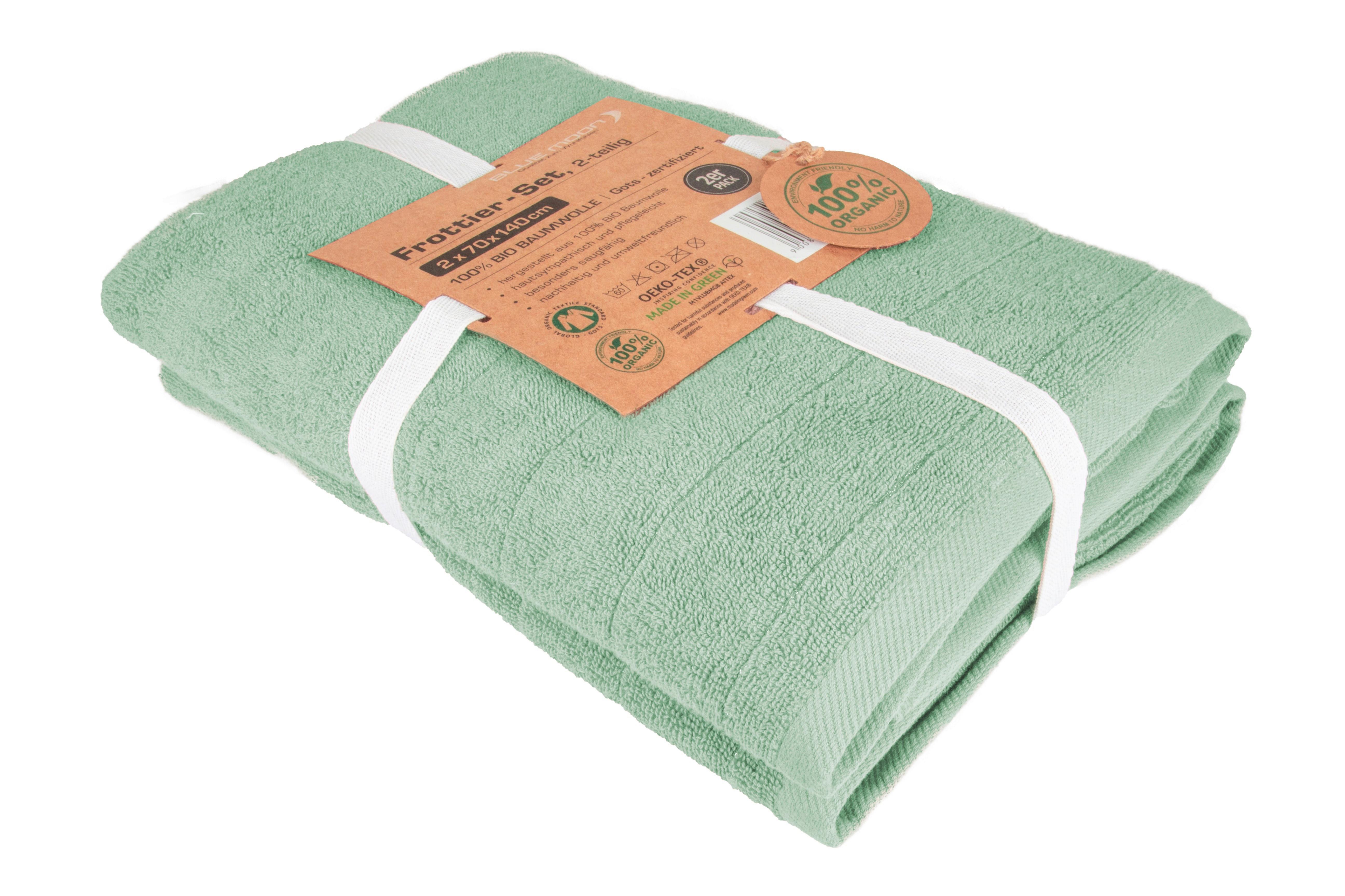 Osuška BIO bavlna zelená - zelená, Modern, textil (70/140cm)