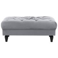 Hocker Cupido - Schwarz/Grau, Design, Textil (110/44/56cm) - MID.YOU