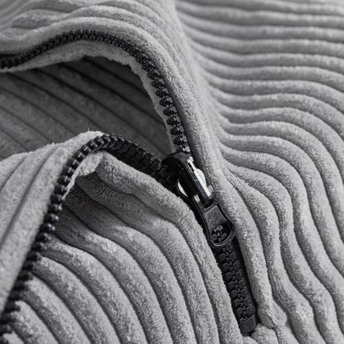 Sedací vak CAPRI světlá šedá - světle šedá, Moderní, textil (45/50/80cm)