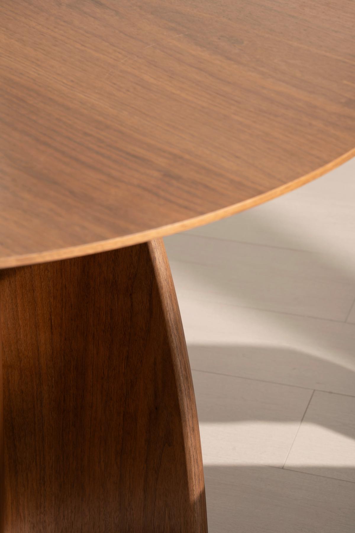 Esstisch Atlas Walnussfarben D: 120 cm - Walnussfarben, MODERN, Holz/Holzwerkstoff (120/120/75cm) - Livetastic
