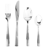 Besteckset Antony 24--Teilig. Edelstahl - Edelstahlfarben, Basics, Metall - Tognana