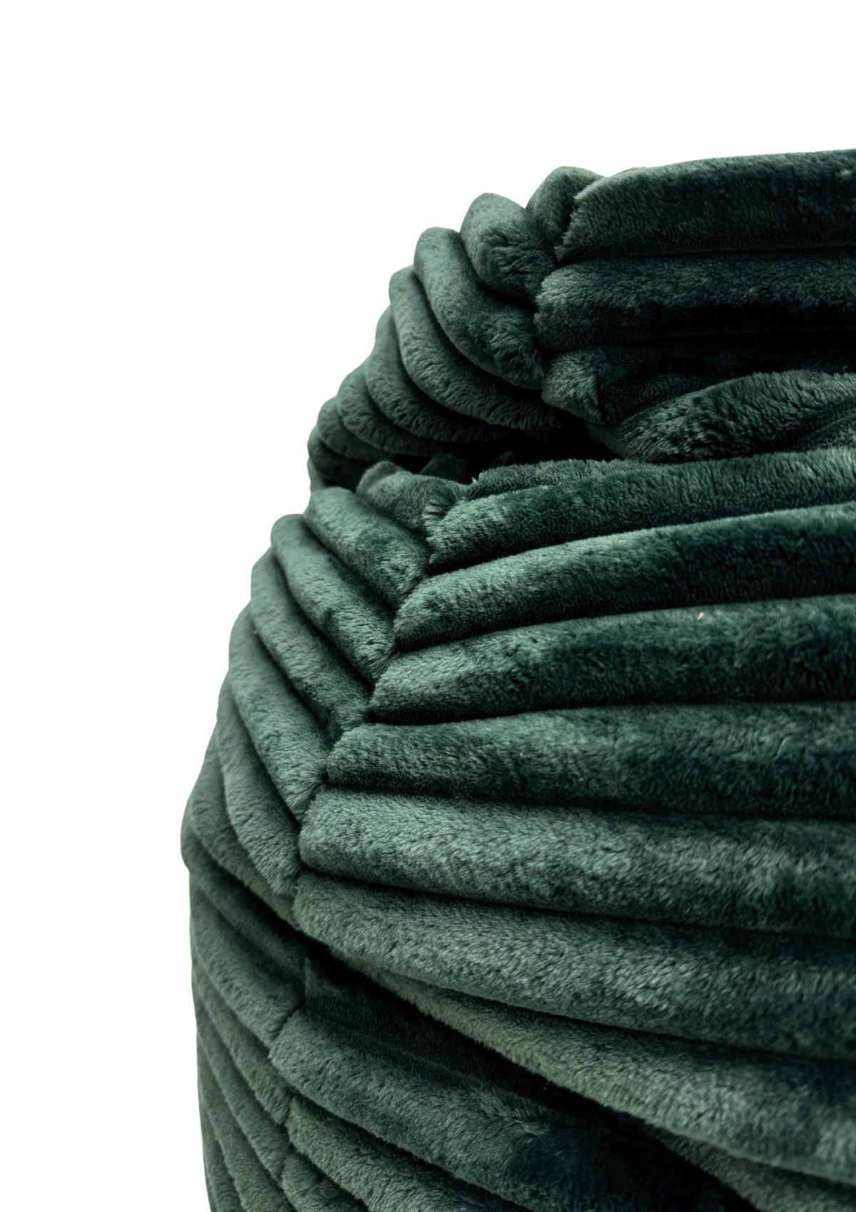 Sedací vak BUZZI, 280L, zelený manšestr TILIA - zelená, Basics, textil (120/85/85cm) - Ondega