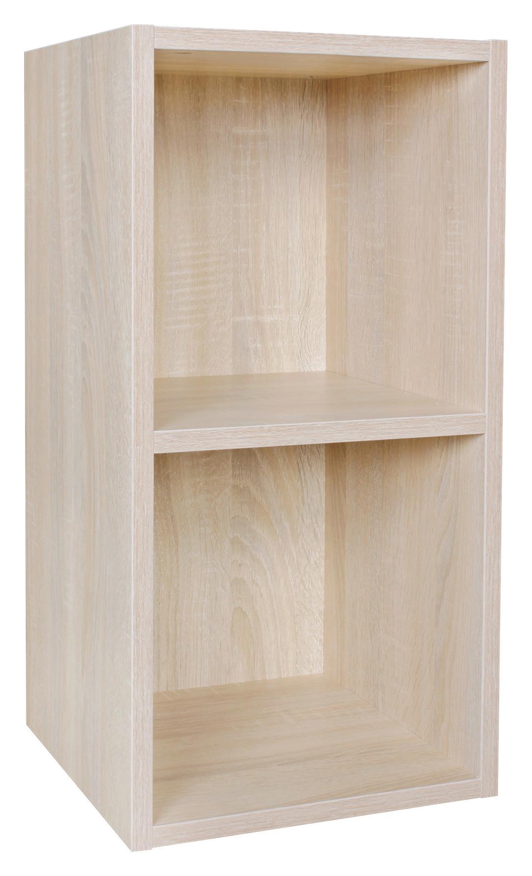Víceúčelový regál standregal dub sonoma - barvy dubu, Konvenční, kompozitní dřevo (30/60/30cm) - MID.YOU