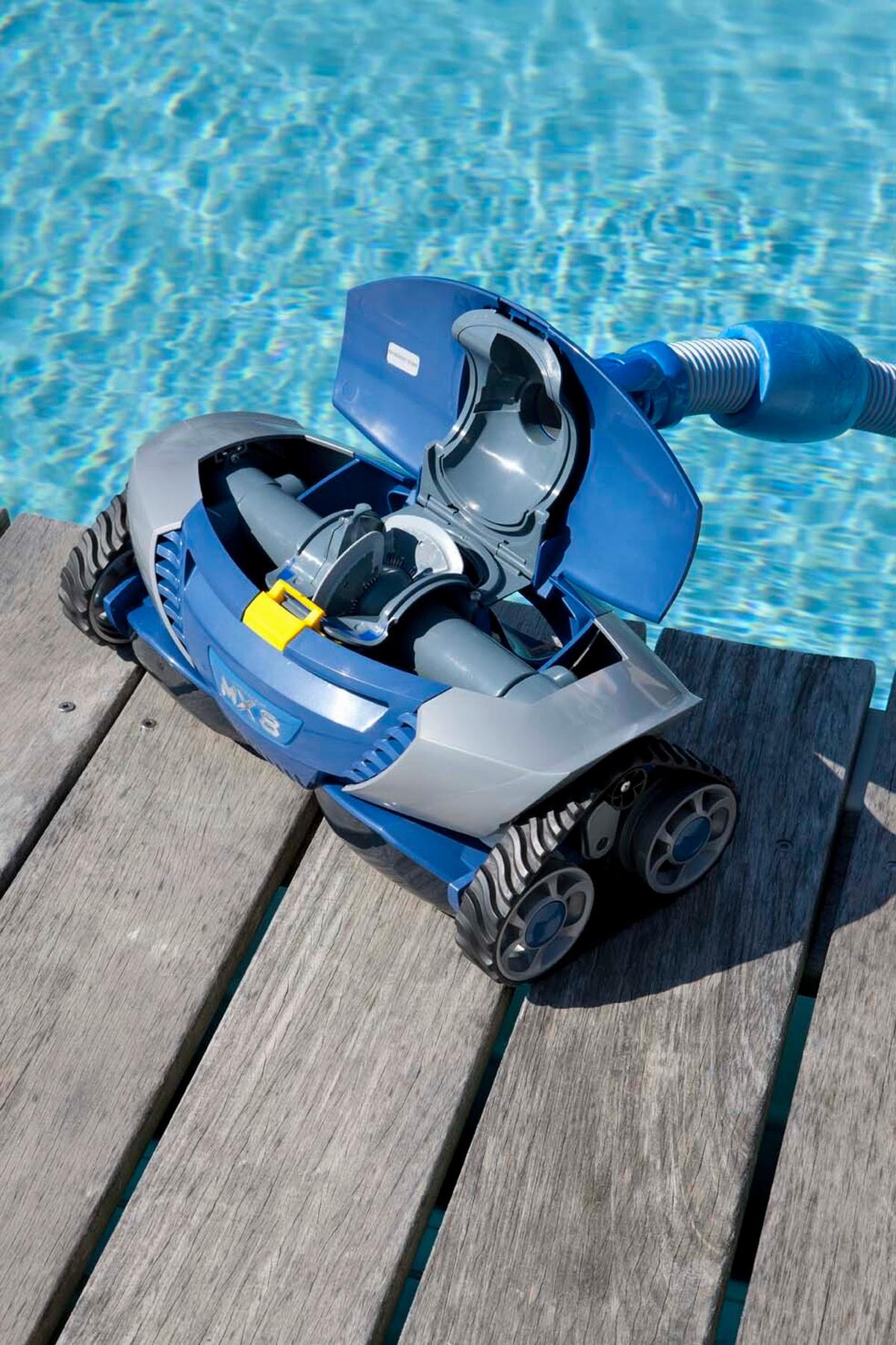 Poolsauger Mx8 - Blaugrau, KONVENTIONELL, Kunststoff (41/19/22cm) - Gre