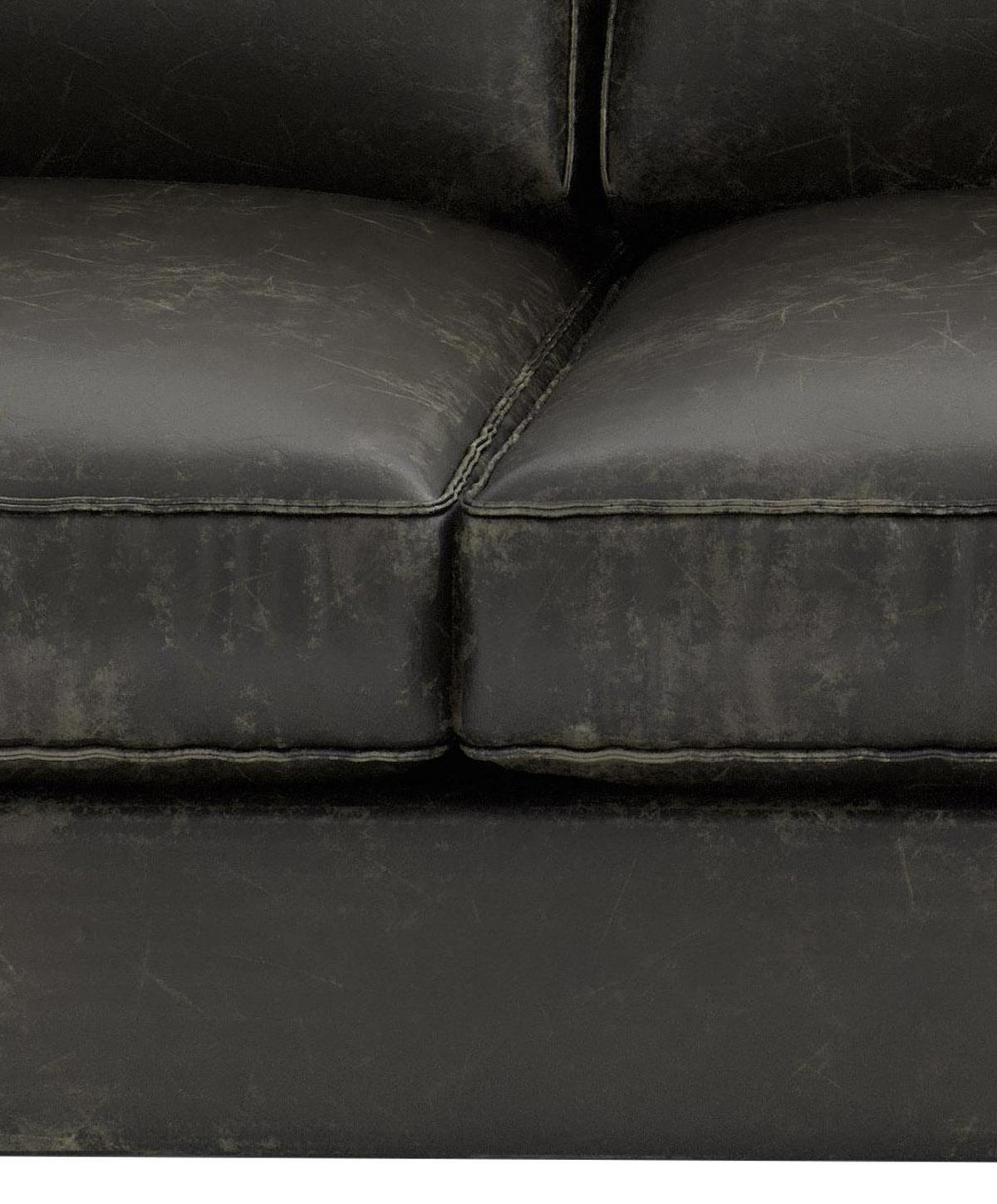 Ecksofa Packo Olivgrün S: 265x160 Cm - Schwarz/Olivgrün, Design, Textil (265/160cm) - Livetastic