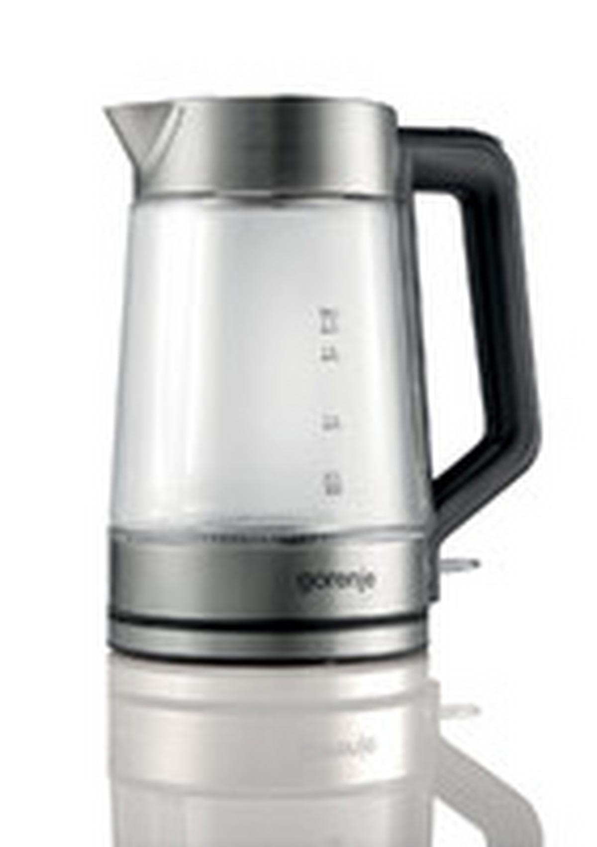 Wasserkocher K17ged - Silberfarben, Basics, Glas (23/27,6/21,4cm) - Gorenje