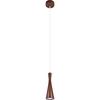Hängeleuchte 8510130 Vegas - Nussbaumfarben/Weiß, Natur, Holz (10/90-140cm)