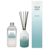 Difuzér Fresh Tonic, 200ml - biela, sklo/vlnitá lepenka (5,5/10,5cm) - Premium Living
