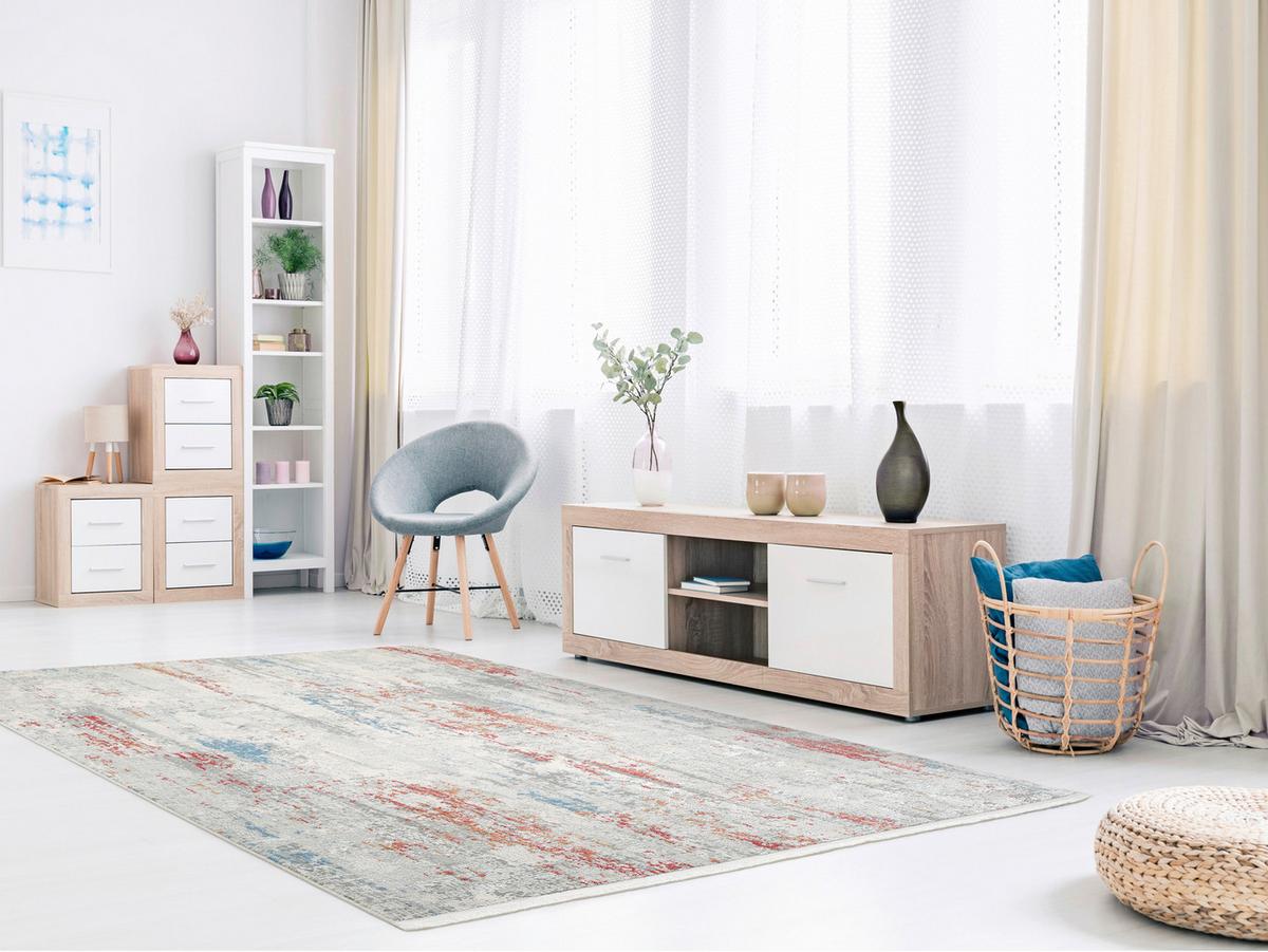 WEBTEPPICH SPOTLIGHT MIMOSA - Multicolor, Design, Textil (67/130cm) - Dieter Knoll