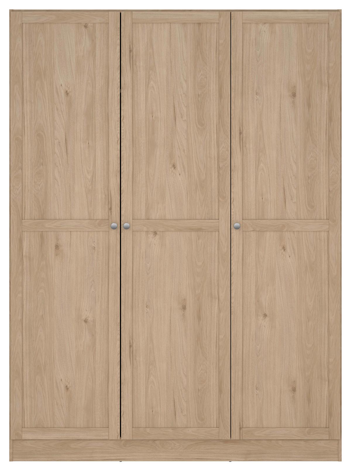 Drehtürschrank Billund Eichefarben, B: 147 Cm - Eichefarben, MODERN, Holzwerkstoff (147/200/61,7cm) - MID.YOU
