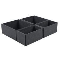 Zásuvkový box Unit, S - šedá, Konvenční, textil (22,5/21,5/10,5cm) - Premium Living