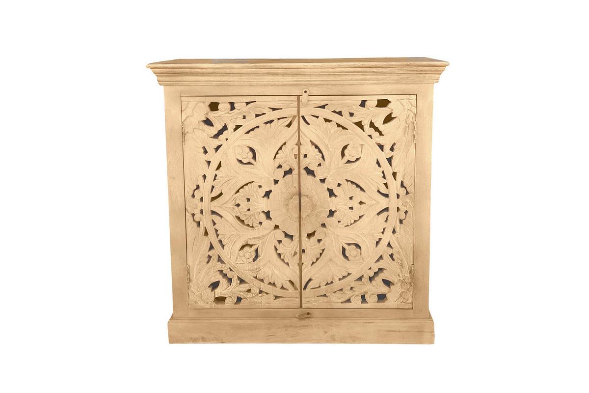 KOMMODE Naturfarben B: 90cm - Naturfarben, Design, Holz (90/90/45cm) - MID.YOU