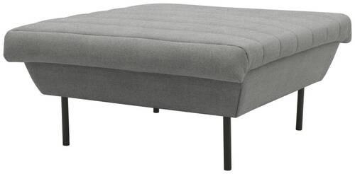 Hocker Looks Ix - Graubraun/Schwarz, Design, Textil (90/45/105cm) - LOOKS by W.Joop