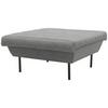 Hocker Looks Ix - Graubraun/Schwarz, Design, Textil (90/45/105cm) - LOOKS by W.Joop