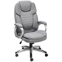 Drehstuhl Orleans - Silberfarben/Hellgrau, LIFESTYLE, Kunststoff/Textil (61/109-119/71cm) - MID.YOU