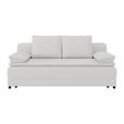 Schlafsofa Alice - Schwarz/Weiß, MODERN, Textil (202/73-92/105cm) - Luca Bessoni