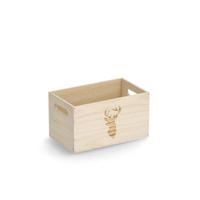 AUFBEWAHRUNGSBOX BxHxT: ca. 25x15x14 cm - Naturfarben, Basics, Holz (25/15/14cm)