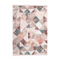 Webteppich Grau/Rosa Akropolis 200x300 cm - Rosa/Grau, Design, Textil (200/300cm) - Kayoom